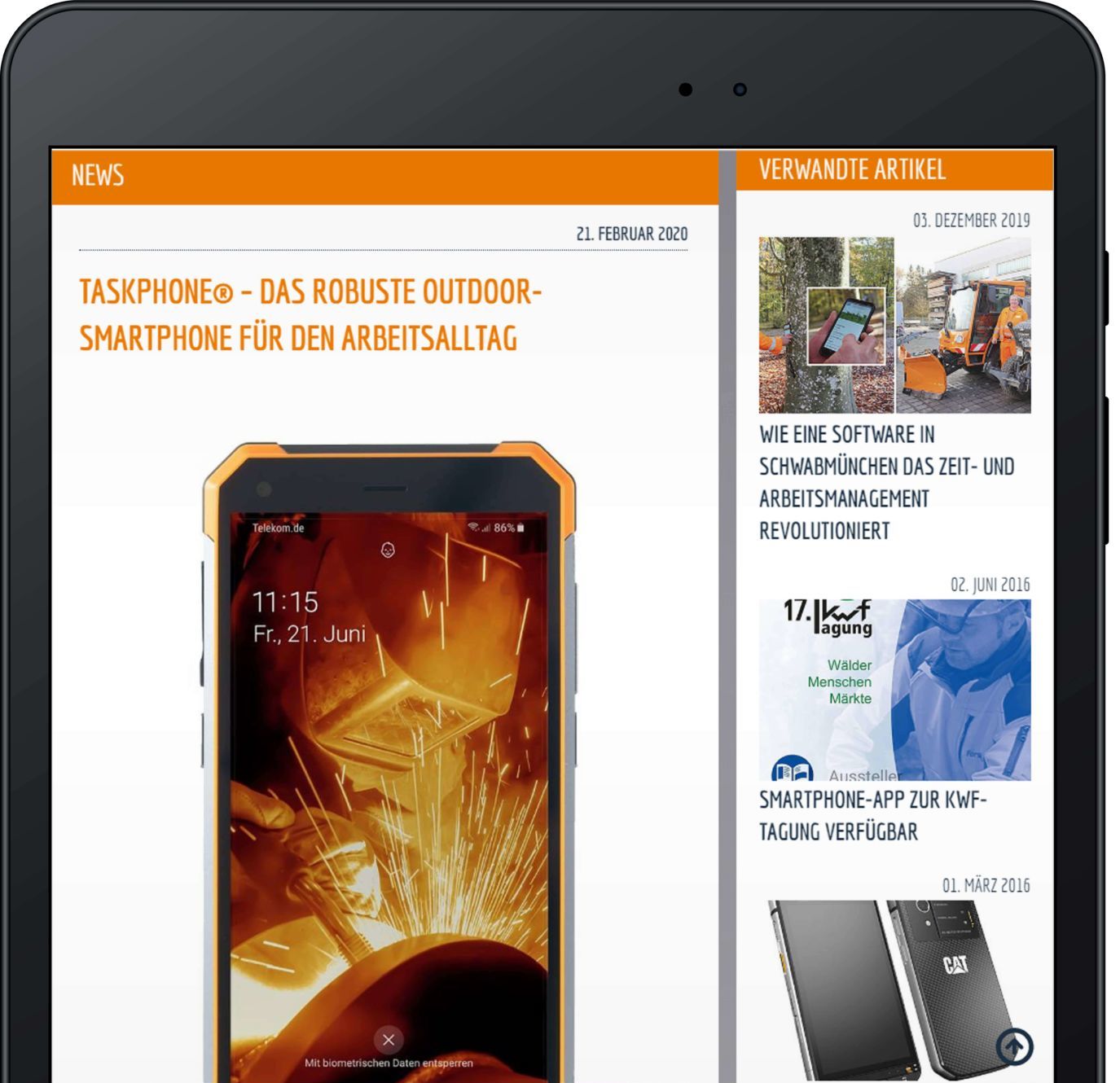 TASKPHONE_Beitrag bauhof-online.de